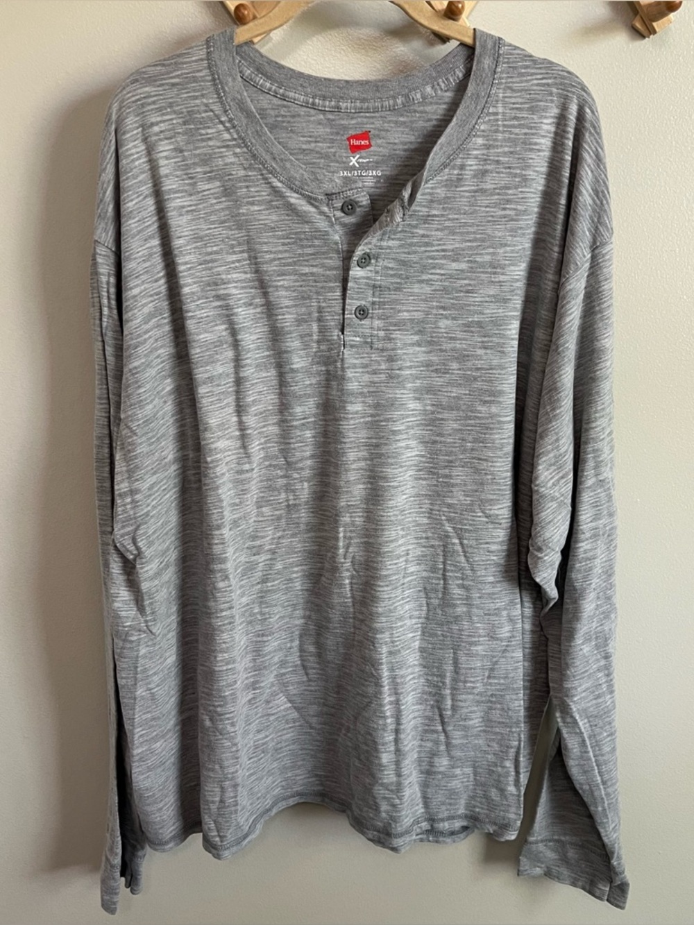 Hanes Men's 3x xxxl long sleeve shirt